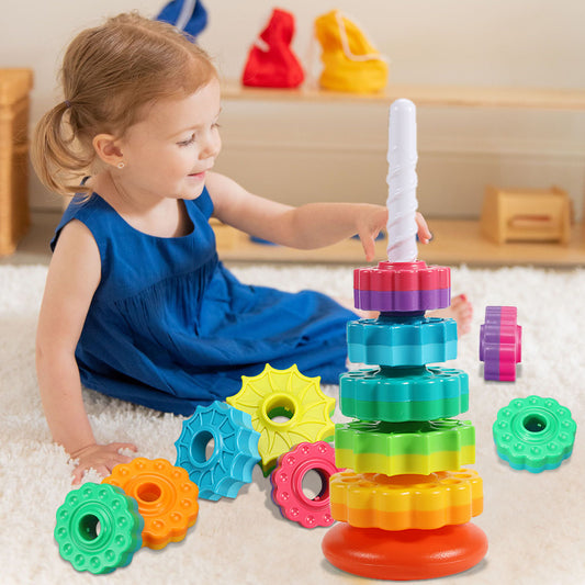 Grande Pyramide - Tour de Couleurs Éducative Montessori