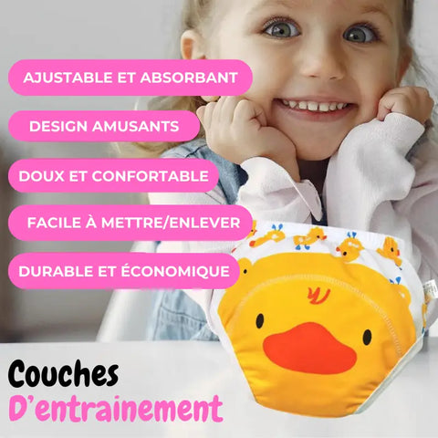 Culotte d'Apprentissage Lavable pour Bébé