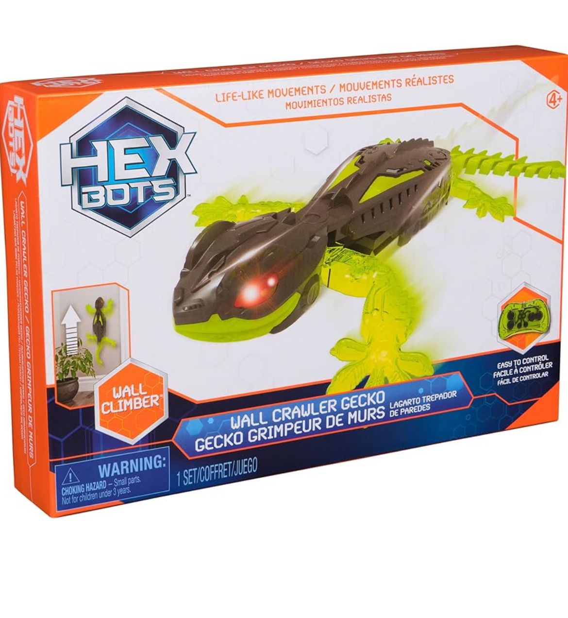 HEX Robot RC : Jeu Radiocommandé Gecko Grimpant