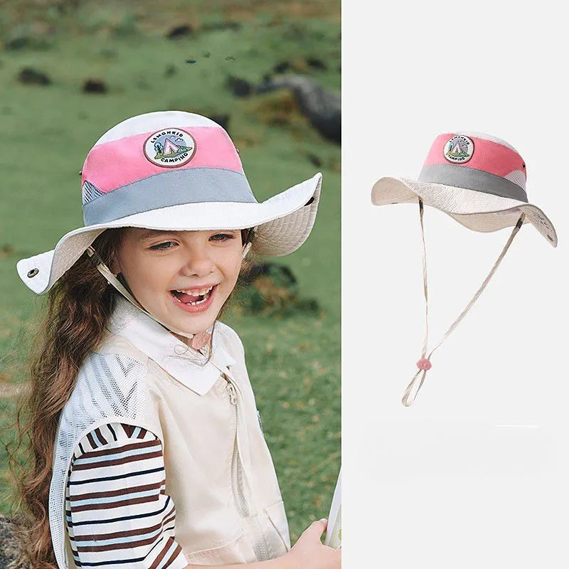 Chapeau de Protection Solaire pour Enfants - Chapeau Aventure Soleil