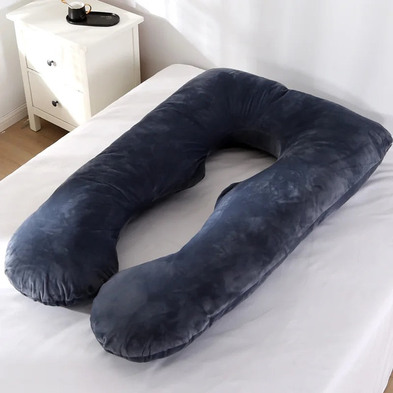 Coussin Femmes Enceintes pour Grossesse et Allaitement - UComfort™ Noir