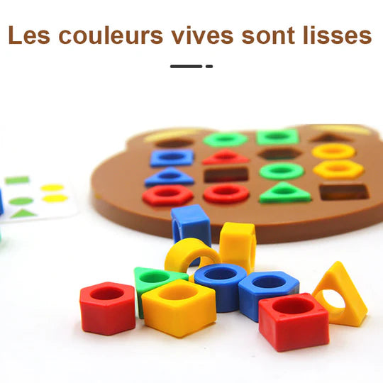 Jeu d'Association de Formes et Couleurs pour Enfants et Bébés