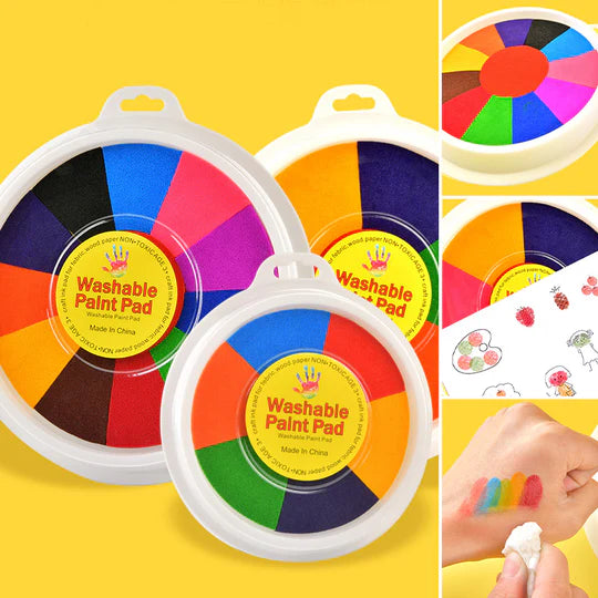 Kit de Peinture au Doigt Bébé et Enfant -  Éveil Artistique avec CréaKids