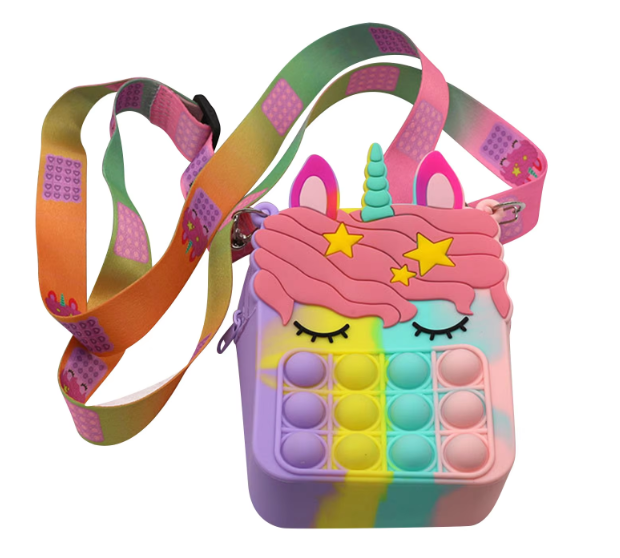 Sac Pop-it en Licorne Coloré