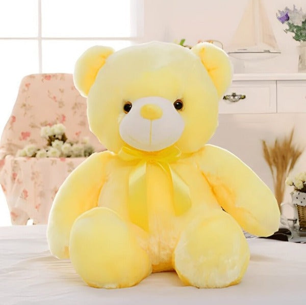 Ours en Peluche Lumineux Doux - Bamba Jaune / Offre Single Baby & Toddler