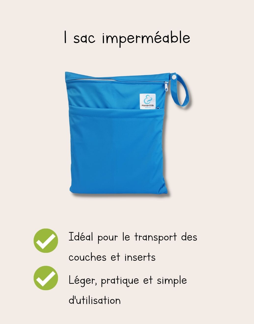 Pack de 4 Couches Lavables Évolutives + Accessoires Complets - Kit Aventure