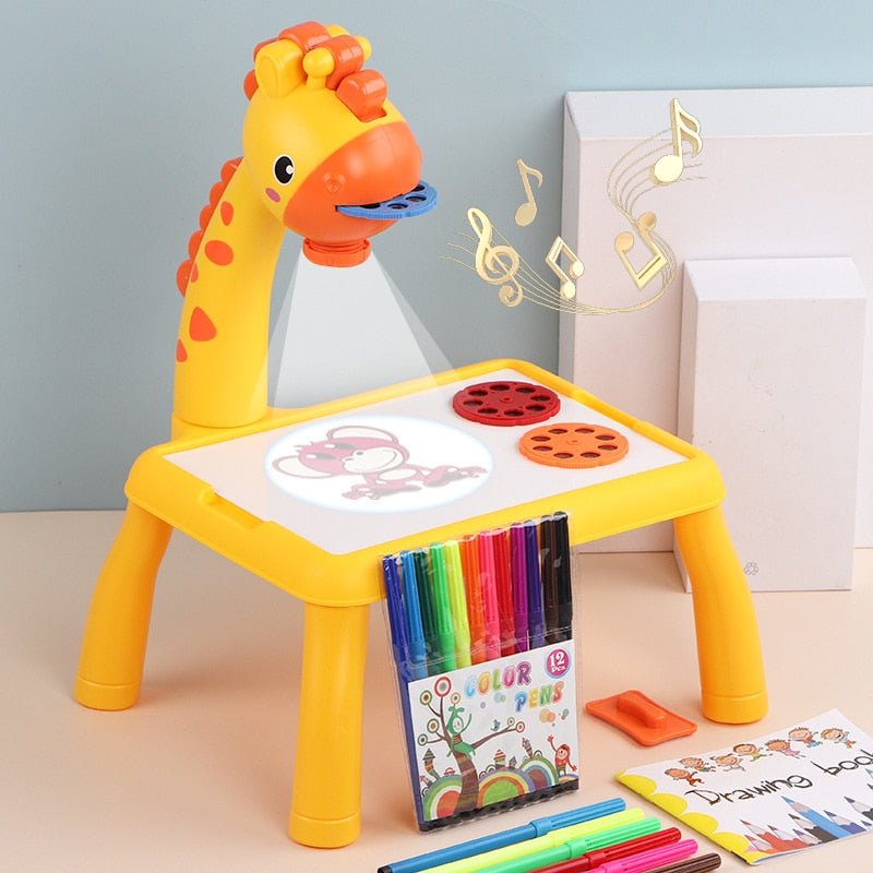 Table dessin Enfant - Studio Magique Jaune + Cahier GRATUIT Education