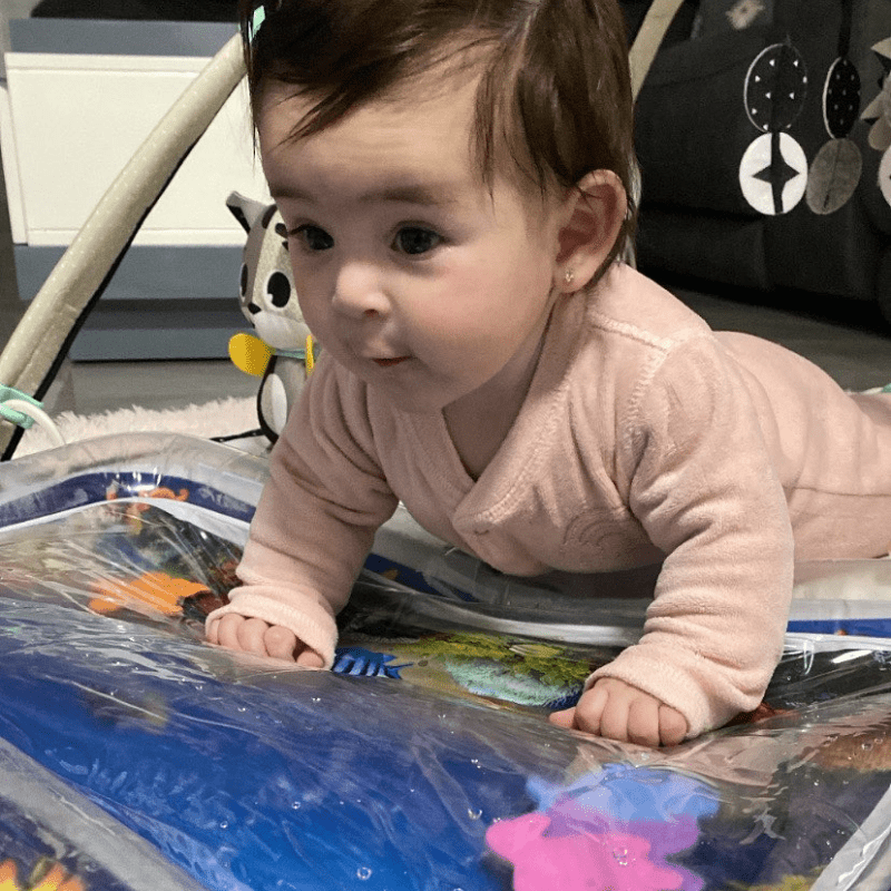 Tapis d’Éveil Aquatique pour Jeux et Moments Post - Repas - Poisson Tropical Baby & Toddler