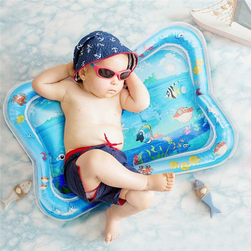 Tapis d’Éveil Aquatique pour Jeux et Moments Post - Repas - Poisson Tropical Baby & Toddler