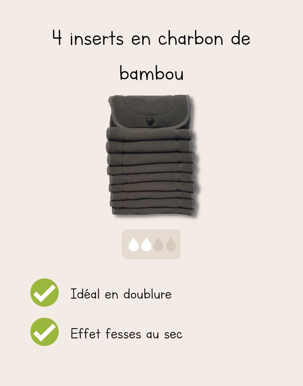 Pack de 4 Couches Lavables Évolutives + Accessoires Complets - Kit Aventure