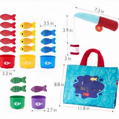 Jeu de pêche Montessori pour Enfant